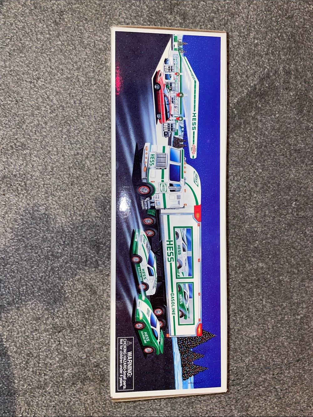 Green & White Holiday Truck and Car Set - Kids Toy Vehicles